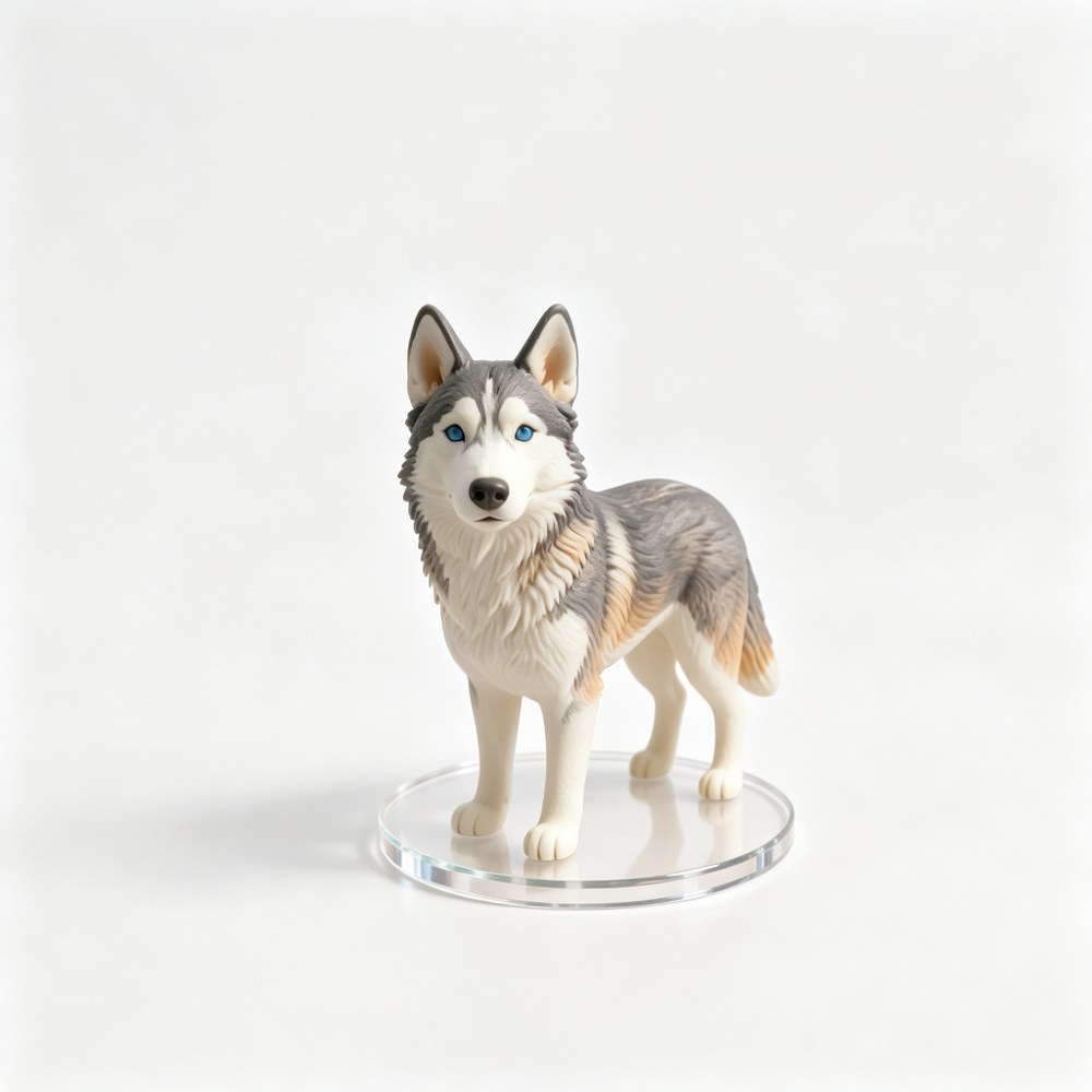Custom 3D Printed Pet Figurine — Realistic Dog & Cat Model Made from Your Photo, Birthday & Memorial Gift
