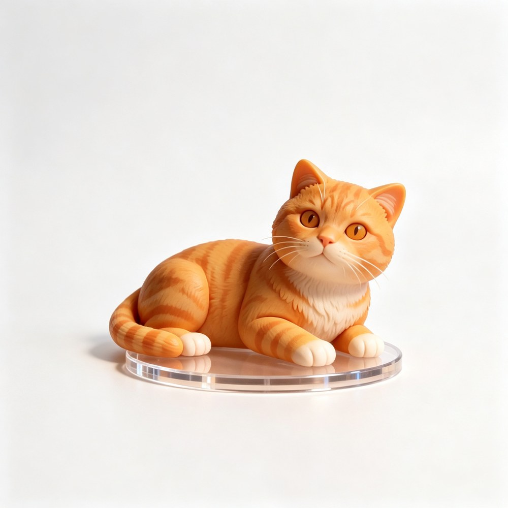 Custom 3D Printed Pet Figurine — Realistic Dog & Cat Model Made from Your Photo, Birthday & Memorial Gift